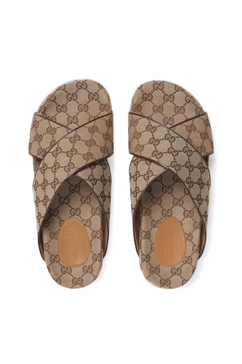 bloomingdales gucci slides|size 14 Gucci slides.